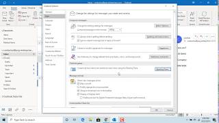 How to change Options for Marking an email as Read in Outlook  Office 365 [upl. by Erotavlas]