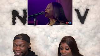 THE VOCALS HUNNIE 🤯😳😍  Jazmine Sullivan Tiny Desk Home Concert  REACTION [upl. by Ellehsat90]