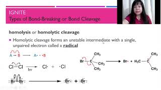 Types of Bond Cleavage  Organic Chemistry [upl. by Jana]