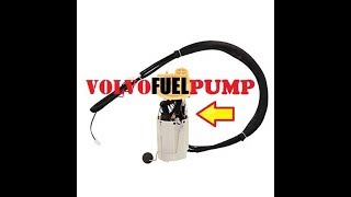 VOLVO FUEL PUMP REPLACEMENT COMPLETE GUIDE [upl. by Aikaz545]