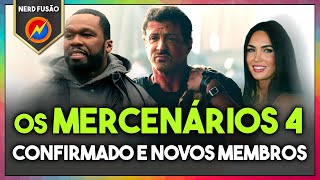 OS MERCENÁRIOS 4 FILME CONFIRMADO QUEM RETORNA E NOVOS MEMBROS NO ELENCO [upl. by Neenwahs27]