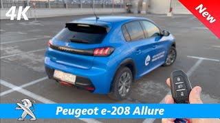 Peugeot e208 Allure 2021  First FULL indepth review in 4K  Best small EV [upl. by Bouton]