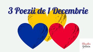 3 Poezii de 1 Decembrie Poezii pentru copii  Poezii de Ziua României Tricolorul  Portul Românesc [upl. by Lisab571]