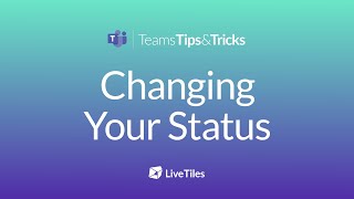 How To Change Your Status in Microsoft Teams [upl. by Baten]