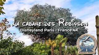 Larbre des Robinson à Disneyland Paris  Exploration en 4K [upl. by Subak265]