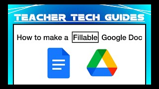 Making a Fillable Google Doc [upl. by Hsinam]