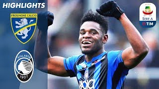 Frosinone 05 Atalanta  Zapata Scores Four Times in Thrashing  Serie A [upl. by Latsyrcal]