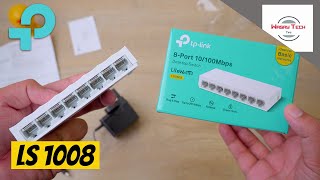 TP Link 8 Port Switch Unboxing amp Setup  TP Link 8 Port Network Switch  TP Link LS1008 Switch [upl. by Gefen]