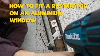 How To Fit A Restrictor On An Aluminium Window [upl. by Christiane]