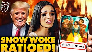 NIGHTMARE New Disney ‘Snow White’ Trailer Suffers Worst RATIO in Youtube History  Rachel Zegler 🤬 [upl. by Aziza]