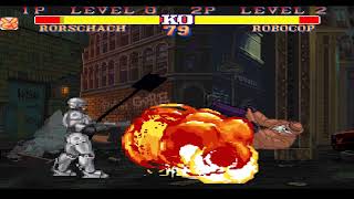 I Am The Law  Rorschach VS Robocop Mugen Fight [upl. by Hersch]