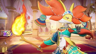 Sacred Style Delphox  Skin Spotlight Pokémon UNITE [upl. by Blondelle400]