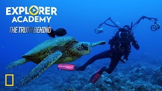 Brian Skerry Swimming with Giants  Explorer Academy The Truth Behind [upl. by Monaco]