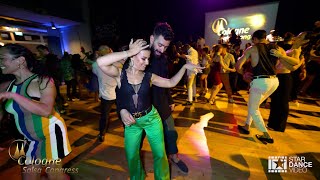 Panagiotis Aglamisis amp Myrto Misyri  social dancing  Cologne Salsa Congress [upl. by Adkins36]