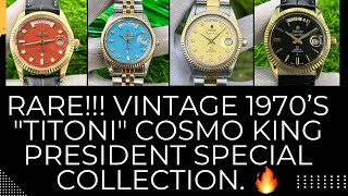 Rare Vintage 1970’s quotTitoniquot Cosmo King President Special Collection 🔥 [upl. by Neetsirk7]