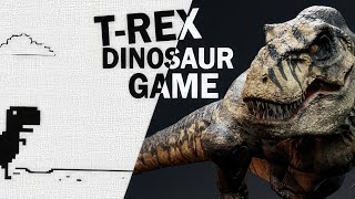 TRex Dinosaur Game  GamePlay PC [upl. by Akinorev]