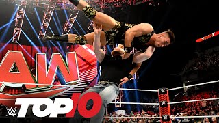 Top 10 Raw moments WWE Top 10 Feb 14 2022 [upl. by Deeraf]