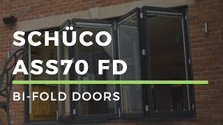 DWL  Schüco ASS70 FD bifolding doors [upl. by Aenej601]