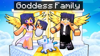 Having a GODDESS FAMILY in Minecraft [upl. by Arundel]