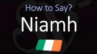 How to Pronounce Niamh CORRECTLY Irish Names Pronunciation [upl. by Aiblis]