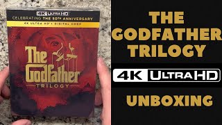 THE GODFATHER TRILOGY 4K UHD BLURAY UNBOXING  The Godfather Part II The Godfather CODA [upl. by Dylana]