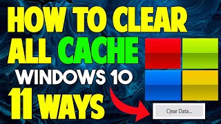 How to Clear All Cache in Windows 10 [upl. by Citarella985]