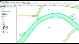 Collapse Dual Lines To Centerline Tool ArcGIS [upl. by Yajeet]