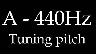 A440  tuning pitch 1hour [upl. by Wilber194]