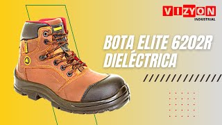 🥾 BOTA de Seguridad ⚡DIELÉCTRICA Terrano Modelo 6202R [upl. by Charteris]