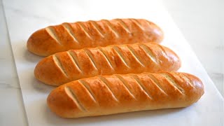 Soft French Bread  Best Bread for making sandwich Soft Bread  Soft Baguette Easy Homemade Bread [upl. by Noryt]