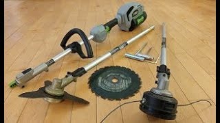 How to Attach Brush Cutter Blades to your EGO Trimmer [upl. by Annetta]