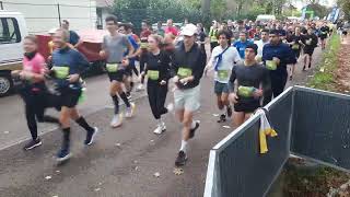 Semimarathon la grande course du grand Paris 27102024 Départ SAS 4 [upl. by Nyral]