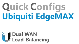 QC Ubiquiti EdgeMAX  Dual WAN Load Balancing [upl. by Llirred250]