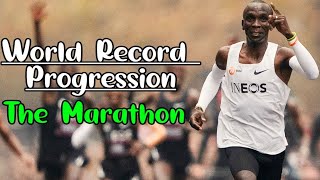 World Record Progression The Marathon [upl. by Eellek]