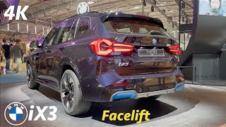 BMW iX3 2022 Facelift  FIRST look amp FULL REVIEW in 4K  Exterior  Interior PRICE Range [upl. by Lilian610]