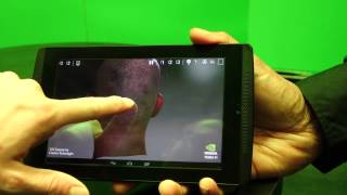 Nvidia Tegra K1 ReferenzTablet Demo Deutsch  tabtechde [upl. by Oiluj]