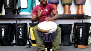 Drumskull Drums amp Bassidi Kone  Guinea Lenke Djembe [upl. by Guillemette896]