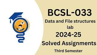 BCSL033 solved assignment  202425  ignou assignments  bca 3 sem [upl. by Ribak]