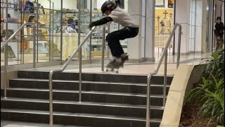 5 Stair Ollie in the Mall [upl. by Georgy]