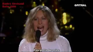 Barbra Streisand Barry Gibb Guilty Lyrics [upl. by Eirolav]