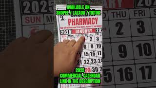 CASABAR PHARMACY COMMERCIAL CALENDAR 2025 [upl. by Lucilla]