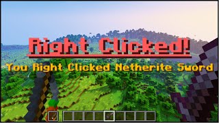 Minecraft  Right Click Detection For Any Item [upl. by Weismann571]