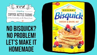 Recipe Make your own DIY Homemade Bisquick Dry Baking Mix [upl. by Hairom74]