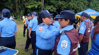 Chontales asciende en grados a miembros de la Policía Nacional y Ministerio del Interior [upl. by Arihsaj]