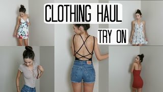 Try On Clothing Haul  Fashion Nova [upl. by Adlare]