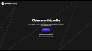 How to Claim an Artist Account on spotify and have access to your song Analytics and Verify [upl. by Aimaj]