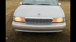 1995 Chevy Caprice Classic Start up full in depth tour [upl. by Aholah]