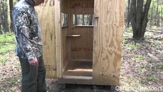 how to build a deer blind  remastered [upl. by Hose]