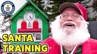 World’s Oldest Santa Claus School  Guinness World Records [upl. by Arotahs637]