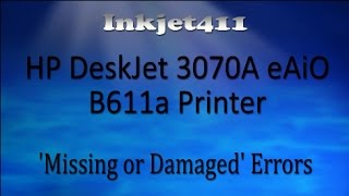 HP DeskJet 3070A Error Troubleshooting [upl. by Laet]